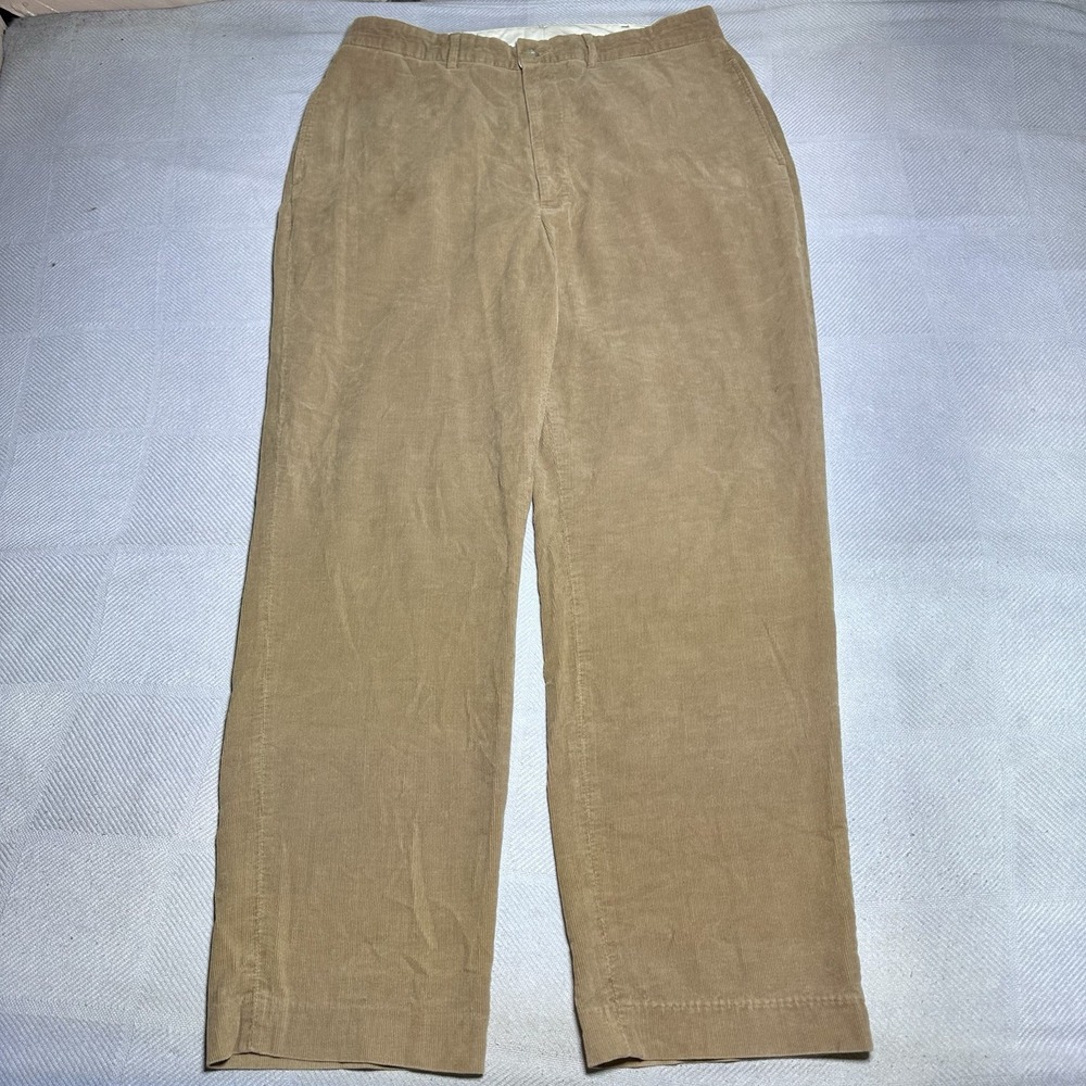 Ralph Lauren Polo Golf Brown Corduroy Pants‎ Mens Size 35x32** Casual Stretch